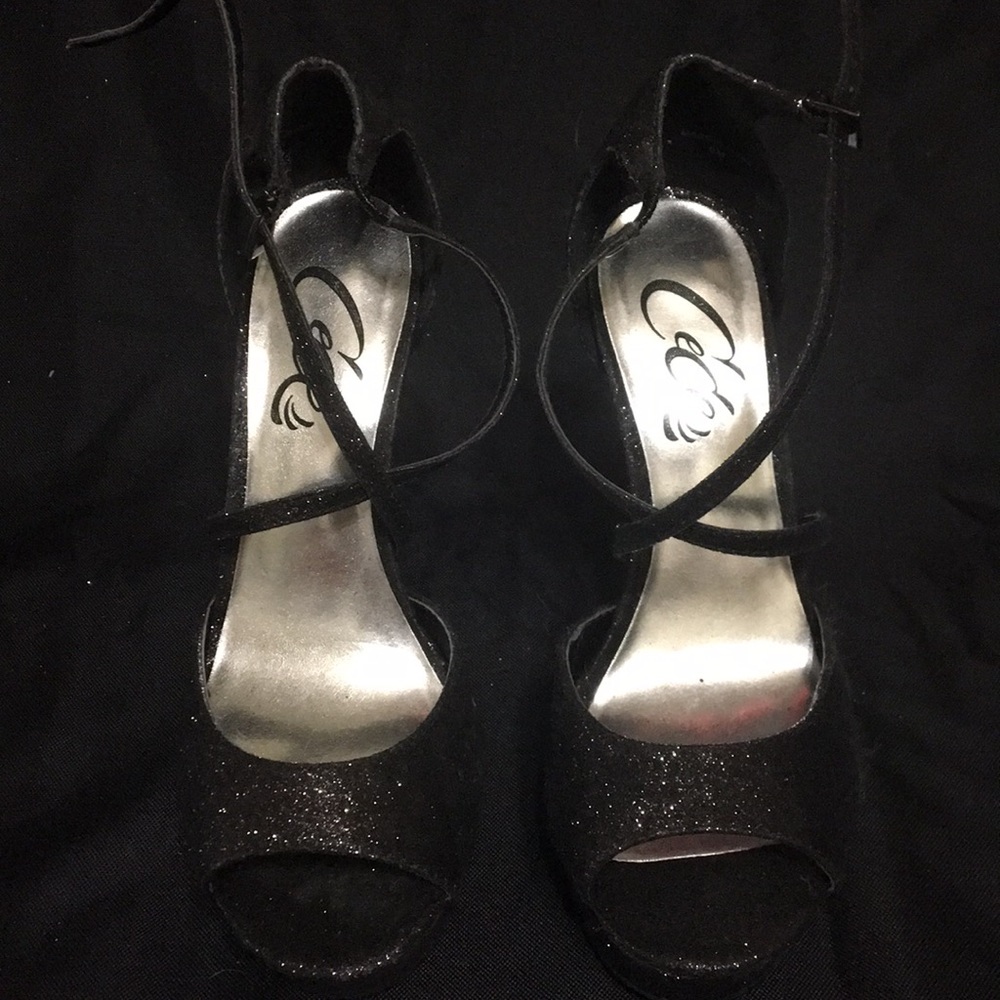 Glitter heels